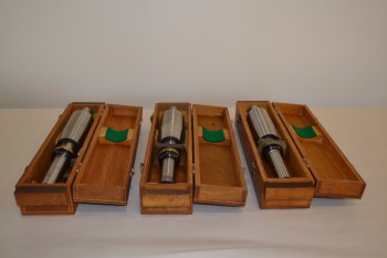 LOT OF 3 OKUMA GRINDER WHEEL HUB ARBOR CNC STEEL