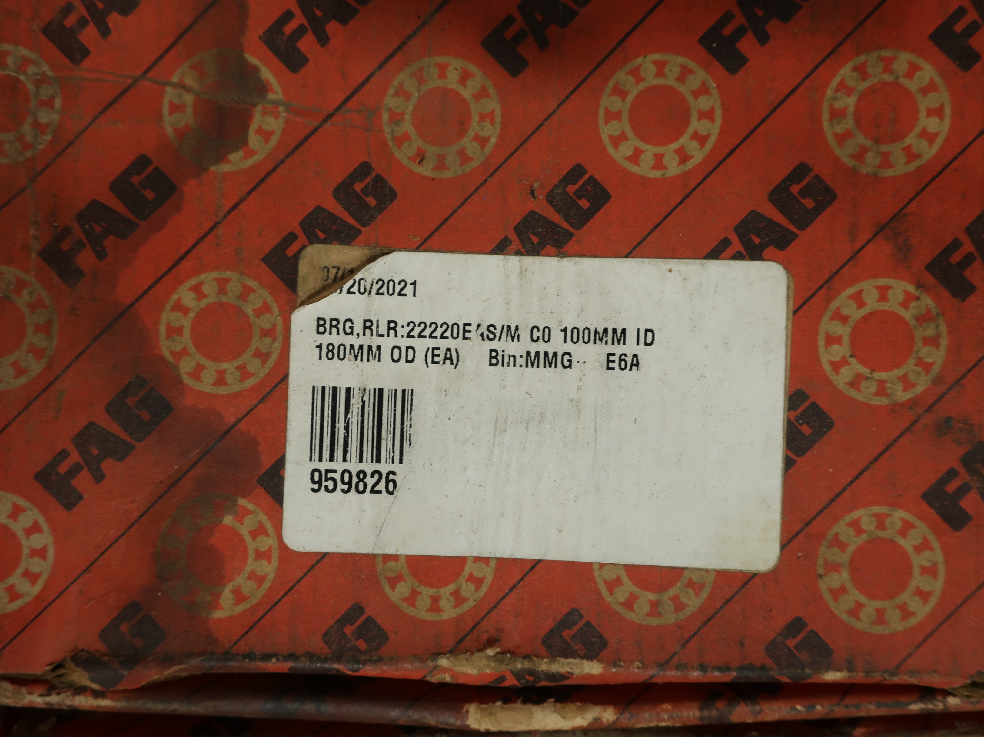 SKU 1739633 - PALLET OF ASSORTED BEARINGS, FAG AND LINK BELT, ROLLER ...