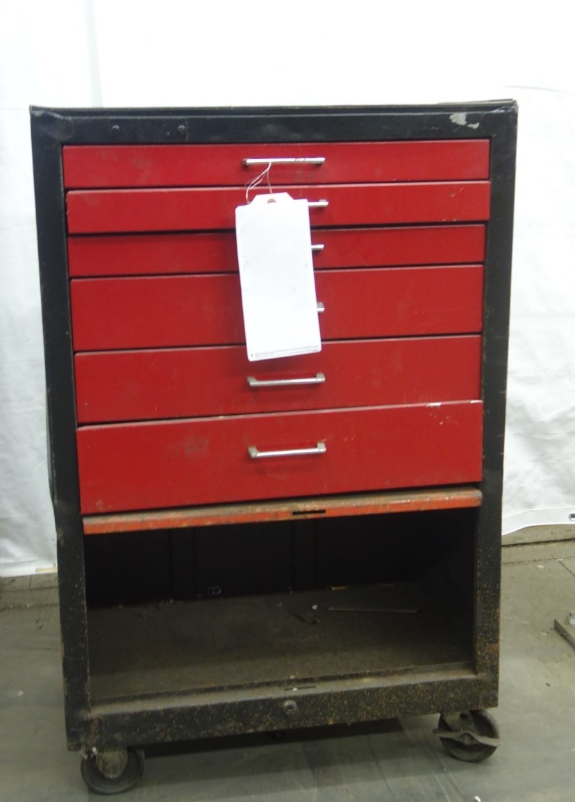 SIX DRAWER ROLL CART For Sale Aucto