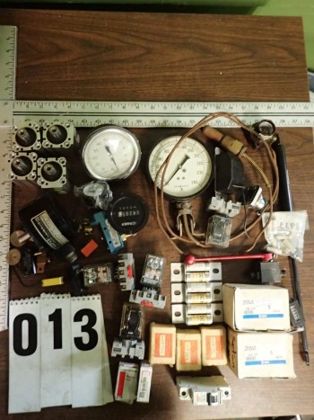 Assorted Automation Components incl. Heater Coils, Fuses, Cylinders