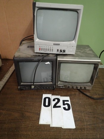 3 CCTV Monitors