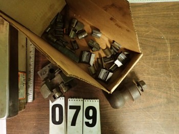 Mixed Lot Collet Pads, Ball Hitch, Roller Rests