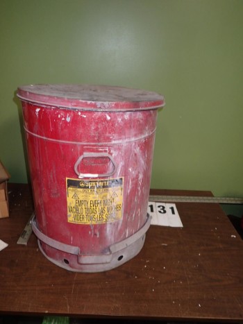 Justrite Oily Waste Rag Can 21-Gallon