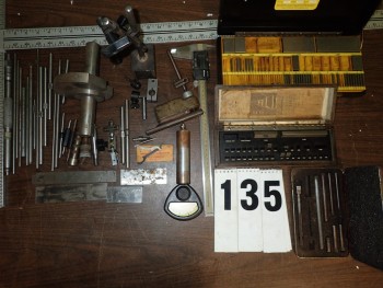 Inspection Equipment incl. Gauge Blocks, Standards, Calipers, Indicator Stand