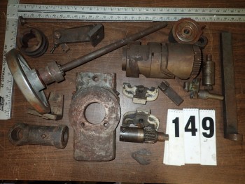 Bin of Lathe Parts - Brown & Sharpe, Warner Swasey