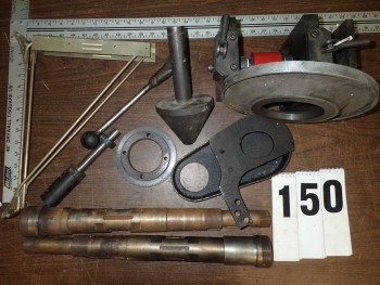 Assorted Machine Parts incl Brown & Sharpe, Warner Swasey