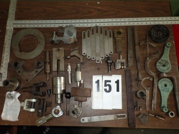 Bin of Assorted Machine Parts