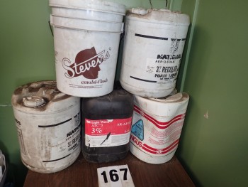 5 Jugs of Foam Fire Extinguisher Media