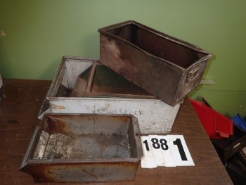 4 Steel Bins
