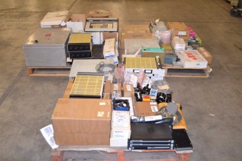 3 PALLETS OF ASSORTED ELECTRICAL CONTROLS