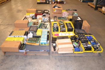 4 PALLETS OF ASSORTED ELECTRICAL CONTROLS