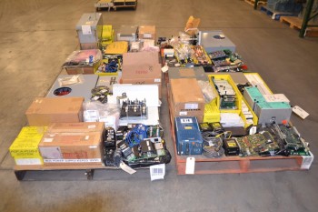 4 PALLETS OF ASSORTED ELECTRICAL CONTROLS