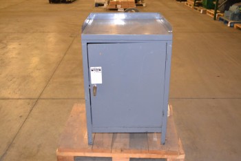 STEEL CABINET/DESK, 1 DOOR
