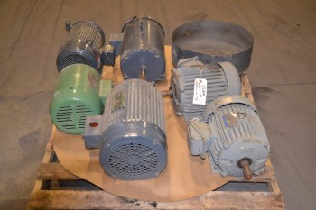 1 PALLET OF ASSORTED AC ELECTRIC MOTORS