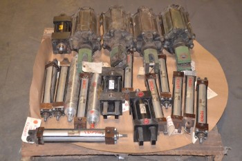 1 PALLET OF ASSORTED PNEUMATIC CYLINDERS