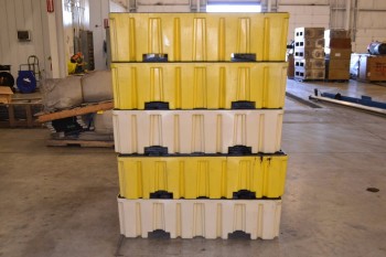 LOT OF 5 EAGLE 1640 CONTAINMENT PALLETS