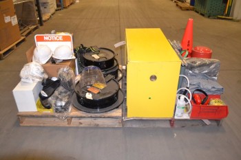 2 PALLETS OF ASSORTED SAFETY EQUIPMENT
