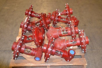 1 PALLET OF ASSORTED KIMRAY GLOBE CONTROL VALVE