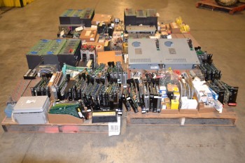 4 PALLETS OF ASSORTED ELECTRICAL CONTROLS