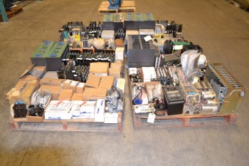 4 PALLETS OF ASSORTED ELECTRICAL CONTROLS