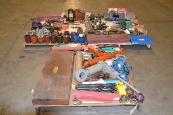 3 PALLETS OF ASSORTED HAND TOOLS
