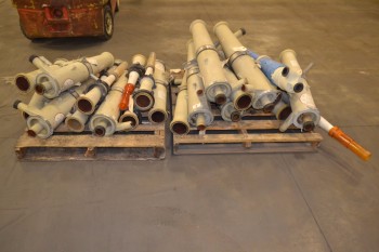 2 PALLETS OF SPROUT BAUER BAUERLITE CENTRI-CLEANER LIQUID CYCLONE ASSEMBLIES