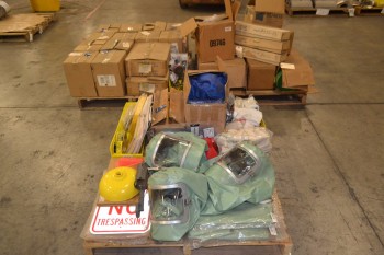 3 PALLETS OF ASSORTED SAFTEY EQUIPMENT