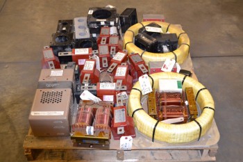 1 PALLET OF ASSORTED TRANSFORMERS