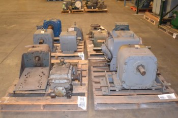 4 PALLETS OF ASSORTED GEAR REDUCERS