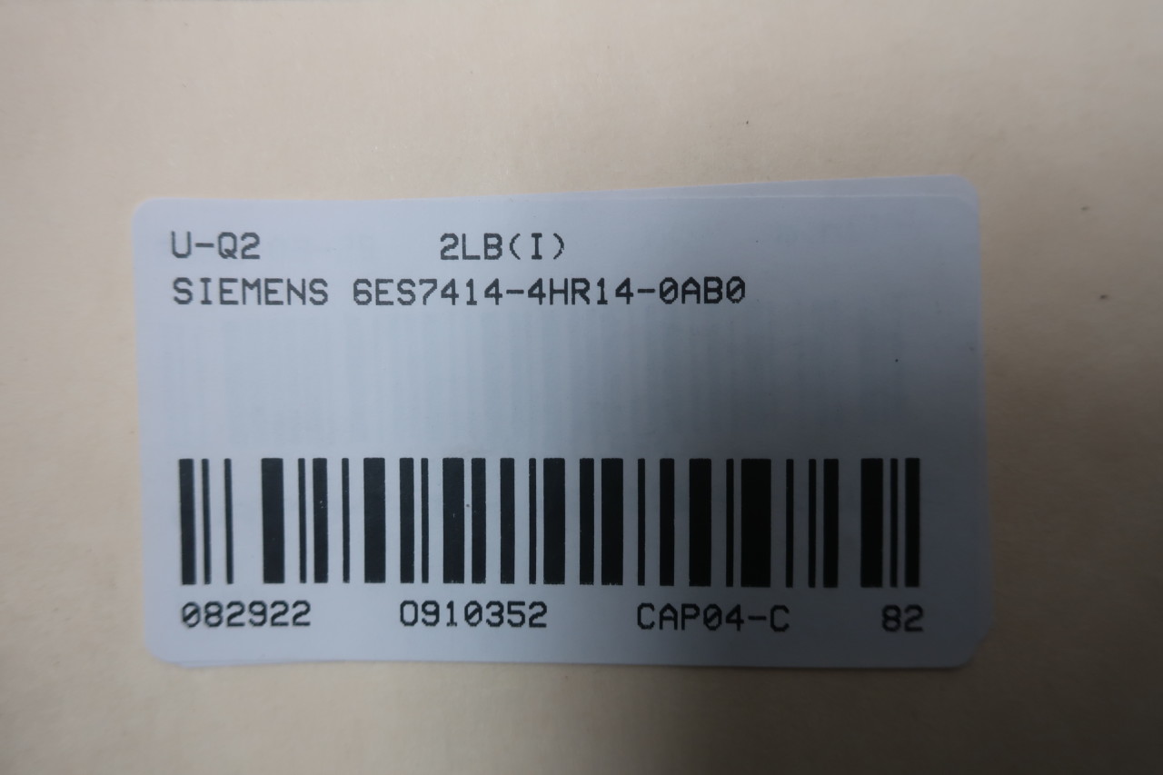 SIEMENS SIMATC S7 PROCESSOR MODULE