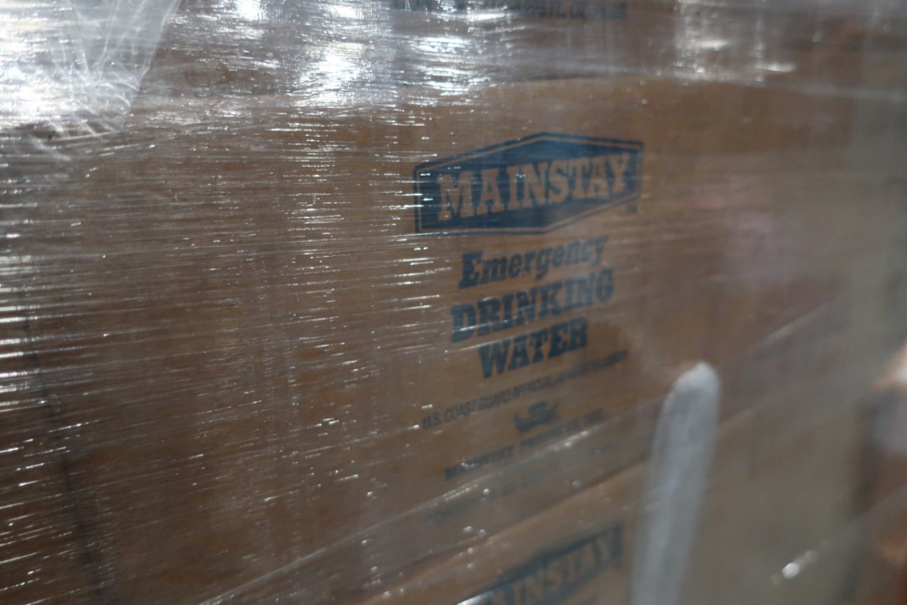 1 PALLET OF MAINSTAY EMERGENCY DRINKING WATER