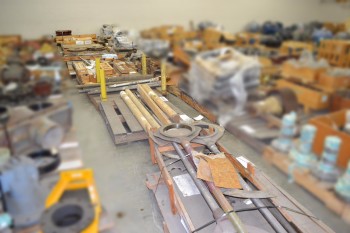 10 PALLETS OF ASSORTED COUPLING AND SHAFT REPLACEMENT PARTS