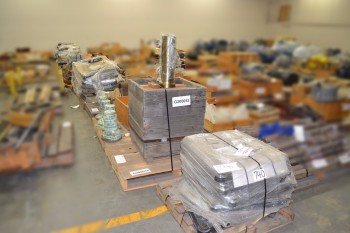 13 PALLETS OF ASSORTED POWER TRANSMISSION, CHAINS, SPROCKETS