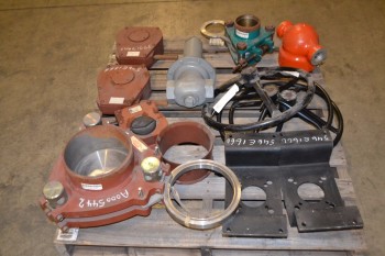 1 PALLET OF ASSORTED VALVES AND REPLACEMENT PARTS