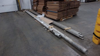 LOT OF 8 STAINLESS BOILER TUBES TUBING, 6X 2IN OD & 2X 4.5 IN OD