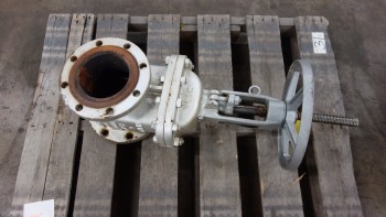 NEWCO 11F-CN42-NC 6IN 150 STEEL FLANGED GATE VALVE