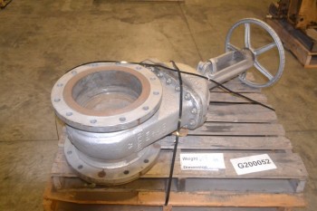 CRANE 12 IN STEEL FLANGED WEDGE GATE VALVE