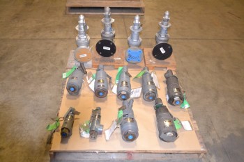 1 PALLET OF ASSORTED RELIEF VALVES 50PSI, 54PSI, 3950PSI