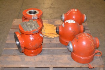 LOT OF 5 ASSORTED COPES VULCAN VALVE BODIES