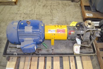 FLOWSERVE MK3 STD 3 X 1.5IN 15HP 575V-AC STAINLESS CENTRIFUGAL PUMP