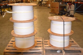 LOT OF 5 SPOOLS OF TRILOGY COMMUNICATIONS CABLE-WIRE