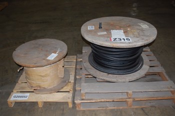 LOT OF 2 ASSORTED INSULATED ELECTRICAL WIRE