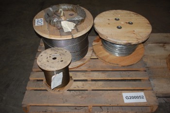 LOT OF ASSORTED ROPE WIRE