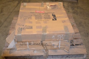 LOT OF NATIONAL FIRE EQUIPMENT FIRE HOSE, CABINET