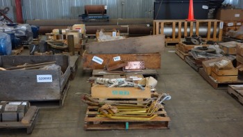 7 PALLETS OF ASSORTED COPPER CONNECTORS, BLOCKS, BARS, CONDUITS