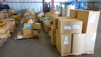 21 PALLETS OF ASSORTED MISCELLANEOUS EQUIPMENT