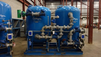 CULLIGAN WASTEWATER DISCHARGE TREATMENT SOLIDS FILTRATION TANK