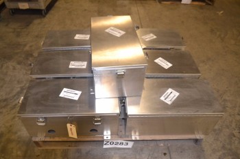 LOT OF 7 CROUSE-HINDS ELECTRICAL MOUNTING PANELS