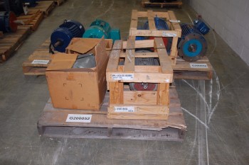 3 PALLETS OF ASSORTED AC MOTORS 15-30HP, MARATHON, WEG