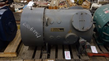 GENERAL ELECTRIC 100HP 500V-DC 1750RPM ELECTRIC DC MOTOR